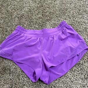 Women's Purple Athletic Shorts